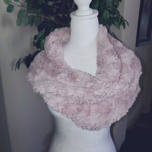 Peace & Pearls Faux Fur Infinity Scarf